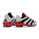 Adidas Predator Accelerator FG Zapatillas de Fútbol - Blanco Rojo Negro