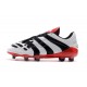 Adidas Predator Accelerator FG Zapatillas de Fútbol - Blanco Rojo Negro