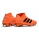adidas Nemeziz 18+ FG Zapatillas de Fútbol - Naranja Negro 