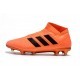 adidas Nemeziz 18+ FG Zapatillas de Fútbol - Naranja Negro 