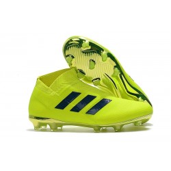 adidas Nemeziz 18+ FG Zapatillas de Fútbol - Verde Negro
