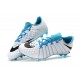 nuevos Tacos Botas Nike Hypervenom Phantom III FG - Blanco Azul
