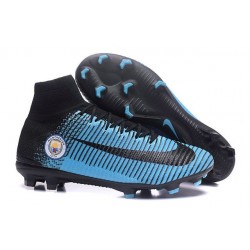 Nike Mercurial Superfly 5 FG Tacos de Futbol para Hombre - Manchester City Azul