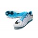 nuevos Tacos Botas Nike Hypervenom Phantom III FG - Blanco Azul