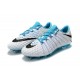 nuevos Tacos Botas Nike Hypervenom Phantom III FG - Blanco Azul