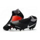 Nike Phantom VSN Elite DF FG Zapatillas de Fútbol - Negro Rojo Blanco