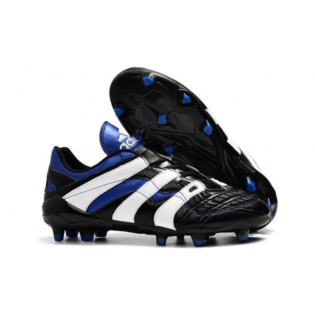 Adidas Predator Accelerator FG Zapatillas de Fútbol - Negro Blanco Azul