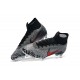 Neymar Botas de Fútbol Mercurial Superfly VI FG Nike - Negro Blanco Rojo