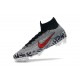 Neymar Botas de Fútbol Mercurial Superfly VI FG Nike - Negro Blanco Rojo