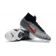 Neymar Botas de Fútbol Mercurial Superfly VI FG Nike - Negro Blanco Rojo
