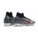 Neymar Botas de Fútbol Mercurial Superfly VI FG Nike - Negro Blanco Rojo