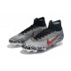 Neymar Botas de Fútbol Mercurial Superfly VI FG Nike - Negro Blanco Rojo