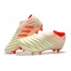 adidas Copa 19+ Botas de Fútbol con Taco FG - Blanco Hueso