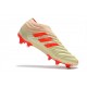 adidas Copa 19+ Botas de Fútbol con Taco FG - Blanco Hueso
