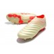 adidas Copa 19+ Botas de Fútbol con Taco FG - Blanco Hueso