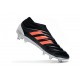 adidas Copa 19+ Botas de Fútbol con Taco FG - Negro Rojo