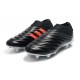 adidas Copa 19+ Botas de Fútbol con Taco FG - Negro Rojo