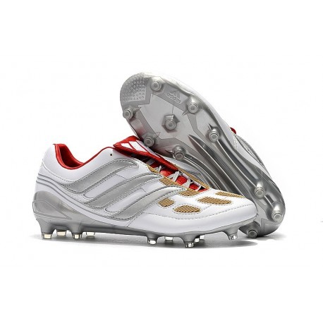 Adidas Predator Accelerator FG Zapatillas de Fútbol - Metal Or Rojo