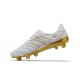 adidas Copa 19.1 FG Zapatillas de Fútbol - Blanco Oro