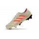 adidas Copa 19.1 FG Zapatillas de Fútbol - Beige Rojo