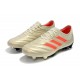 adidas Copa 19.1 FG Zapatillas de Fútbol - Beige Rojo