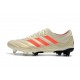 adidas Copa 19.1 FG Zapatillas de Fútbol - Beige Rojo