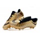 nuevos Tacos Botas Nike Hypervenom Phantom III FG - Oro Negro