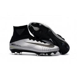 Nike Mercurial Superfly 5 FG Tacos de Futbol para Hombre - Metal Negro