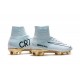 Nike Mercurial Superfly CR7 Vitórias 5 FG Tacos de Futbol para Hombre - Blanco Oro