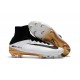 Nike Mercurial Superfly 5 FG Tacos de Futbol para Hombre - Blanco Oro Negro