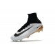 Nike Mercurial Superfly 5 FG Tacos de Futbol para Hombre - Blanco Oro Negro