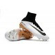 Nike Mercurial Superfly 5 FG Tacos de Futbol para Hombre - Blanco Oro Negro