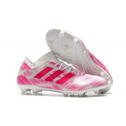 adidas Nemeziz Messi 18.1 FG - Rosa Blanco