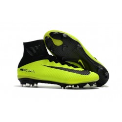 Nike Bota de Fútbol 2017 Mercurial Superfly V FG ACC - Verde Negro