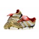 Adidas Predator Accelerator FG Zapatillas de Fútbol - Oro Bianco Rosso