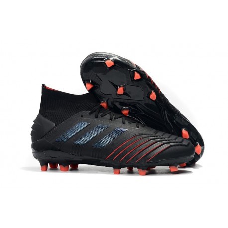 Zapatos de Fútbol Adidas Archetic Predator 19.1 FG - Negro Rojo