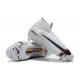 Botas de Fútbol Mercurial Superfly VI FG Nike - Plata Negro Blanco