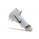 Botas de Fútbol Mercurial Superfly VI FG Nike - Plata Negro Blanco