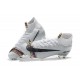 Botas de Fútbol Mercurial Superfly VI FG Nike - Plata Negro Blanco