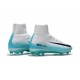 Nike Bota de Fútbol 2017 Mercurial Superfly V FG ACC - Blanco Azul