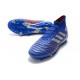 Zapatos de Fútbol Adidas Predator 19.1 FG - Azul Plata