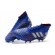 Zapatos de Fútbol Adidas Predator 19.1 FG - Azul Plata