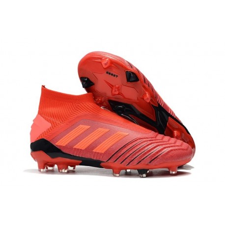 Adidas Predator 19+ FG Zapatillas de Fútbol - Rojo