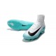 Nike Bota de Fútbol 2017 Mercurial Superfly V FG ACC - Blanco Azul