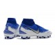 Nike Phantom VSN Elite DF FG Zapatillas de Fútbol - Azul Blanco