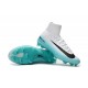 Nike Bota de Fútbol 2017 Mercurial Superfly V FG ACC - Blanco Azul