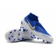 Nike Phantom VSN Elite DF FG Zapatillas de Fútbol - Azul Blanco