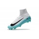 Nike Bota de Fútbol 2017 Mercurial Superfly V FG ACC - Blanco Azul