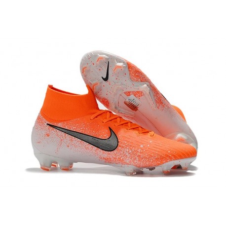 Botas de Fútbol Mercurial Superfly VI FG Nike - Rojo Blanco Negro