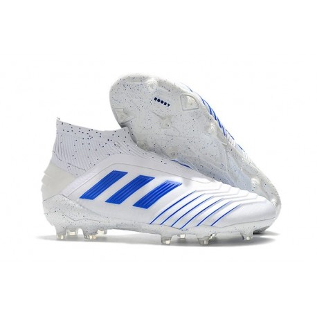 Adidas Predator Virtuso 19+ FG Zapatillas de Fútbol - Blanco Azul